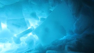 Fascinating ice structures photographed by an ROV. 